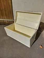  BUCKELTRUHE RUNDDECKEL KOFFER