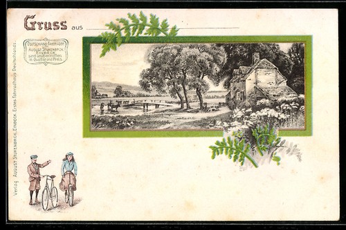 Lithographie einbeck august - einbeck,,