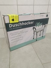 Duschhocker mit Armlehne 100Kg
