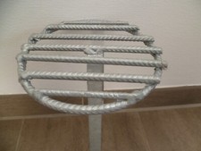 Dohlengitter Hausform feuerverzinkt, rund 20 cm