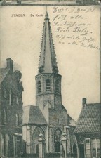 Ansichtskarte Staden De Kerk 1915 Kirche  (Nr.9800)