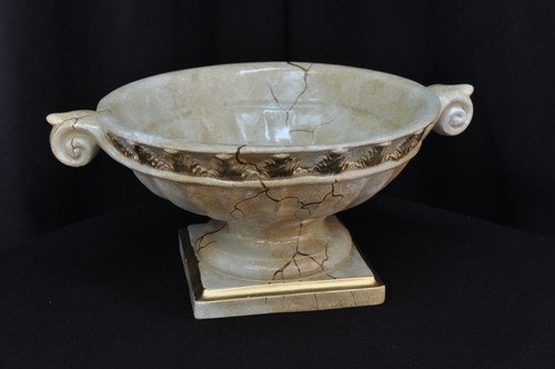 Blumenvase barockstil antik - blumenvase,