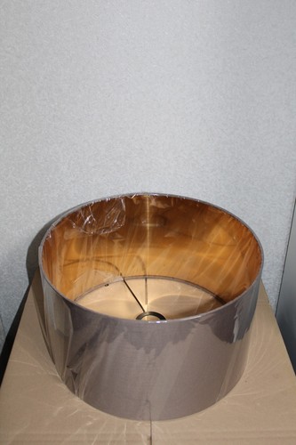 Lampenschirm taupe braun - lampenschirm, (