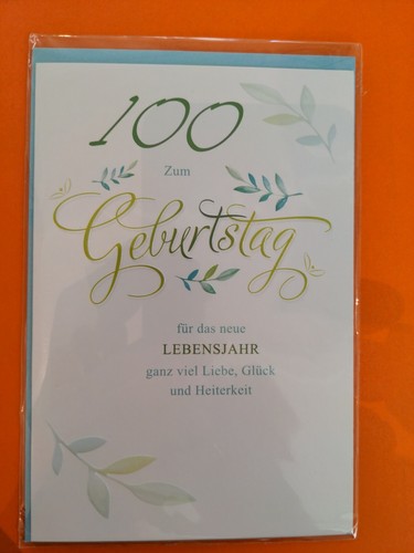 Glückwunschkarte 100