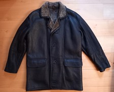 Lammfellmantel Leder Herren GIORGIO schwarz Gr. 46