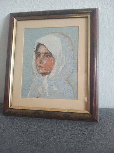Gobelin stickbild mit rahmen - gobelin,