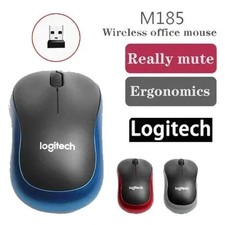 Logitech M185 Wireless Mouse with Radio & USB Receiver, 1000 DPI