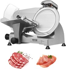 VEVOR Kommerzieller Fleisch Allesschneider 340 W, Elektrische Aufschnittmaschine