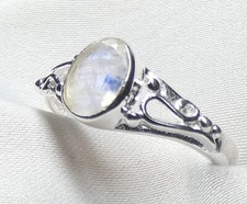 🌙Mondstein Ring 925 Silber