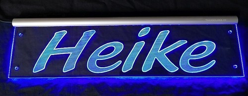 Heike led namensschild oder - heike,