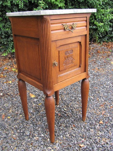 Antike jugendstil nachtkommode - antike,