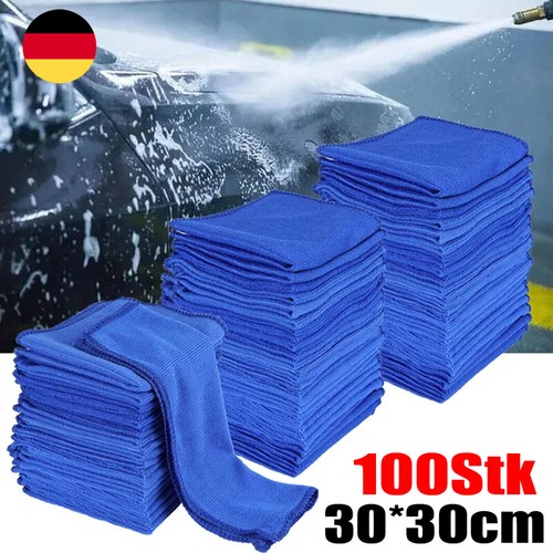 100x mikrofasertücher auto - mikrofasertücher,