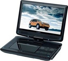 Reflexion DVD1017 portabler 10" LCD-Bildschirm, DVD-Player und DVB-T2 HD Tuner
