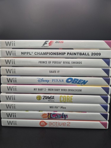 10x nintendo wii spiele - nintendo,