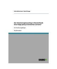 Der atomenergieausstieg - atomenergieausstieg, in