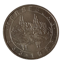 Ddr medaille merseburg 833 - ddr,