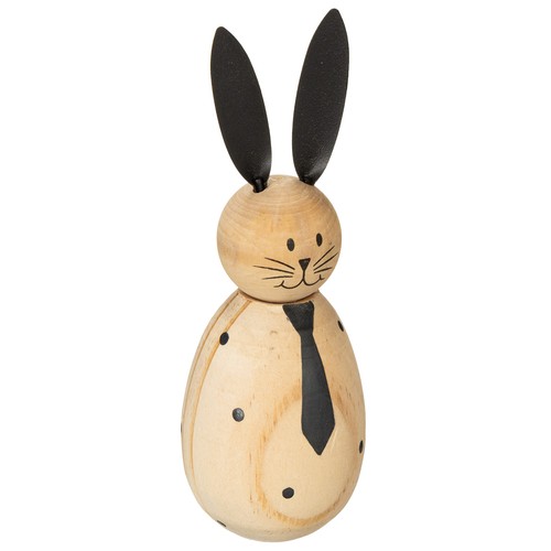 Hasen figur holzoptik - figur,