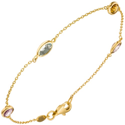 Jobo 49207 armband 585 gold - ,
