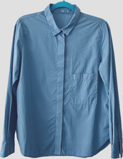 CLOSED Hemd/Bluse taubenblau; Größe: M 100% Baumwolle