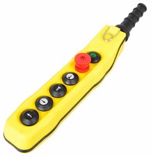 Hängetaster, Kransteuerung, Ein+Not-Aus+auf/ab 2-Stufig+links/rechts 1-Stufig