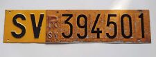 Nummernschild italien