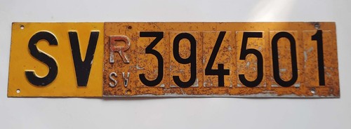Nummernschild italien