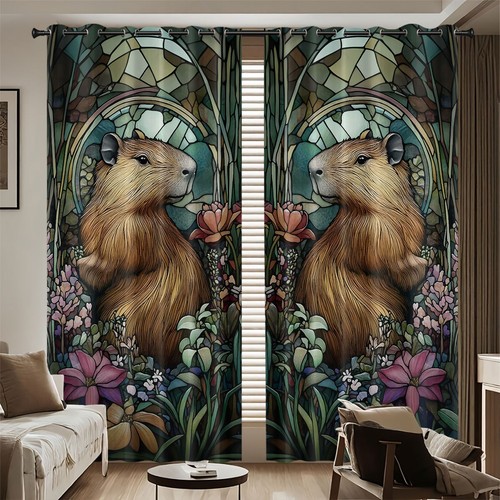 Capybara fenstervorhänge - capybara.06,