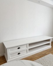 TV Lowboard Weiß Landhausstil