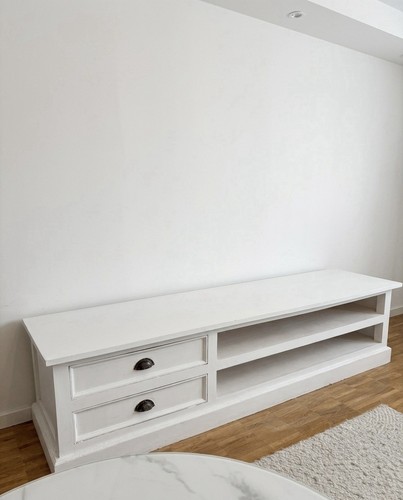 Lowboard weiß landhausstil - tv,