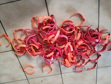 115St. Folienhalter Kunststoff Klammer Ring Clip Rollen Halter 