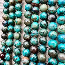 Echte Chrysokoll Edelstein 8mm Perlen 38cm Strang Lose Perlen Schmuckherstellung