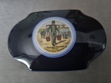 Antike Porzellan Deckeldose Alte Porzellandose Gruss aus Hamburg - Hummel Hummel