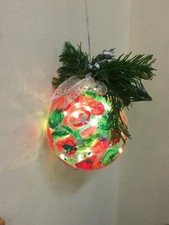 2 Stück Dekokugel Kunststoff 30cm - 4 Halbschalen mit 4 Ringen - selbstgestalten