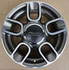 1 original  Fiat 500 (312) 15 Zoll Alufelge 6x15 ET35, 51845471, bicolor