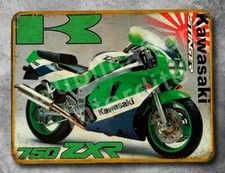 Vintage blechschild kawasaki - vintage,
