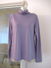 Traumhafter Pullover WOLFORD MERINO LIGHT  gr. L 40-42 Merinowolle Lavendel=NEU