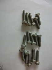 Schrauben Sechskant M6 ESKA  DDR Schrauben 15 Stück