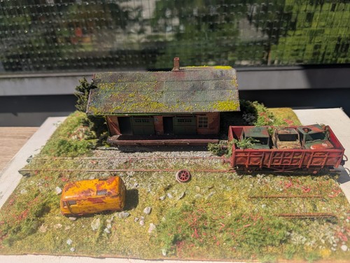 Diorama lost place - h0, 1/87