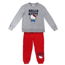Hello Kitty Cotton Brushed Overall GRAU - 10 Jahre | DAMEN SCHWEIN