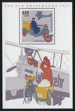 Block tag der briefmarke - block,
