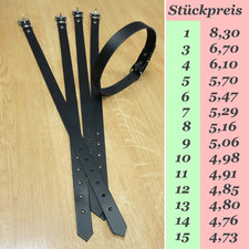 1-15 Stück Lederriemen mit