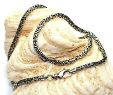 Königskette massiv Silber 925 / 3,6 mm / 42 bis 70 cm / Handarbeit /Topqualität 