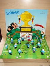 EDEKA - DIE FUßBALLSCHLÜMPFE 2012 KOMPLETTSATZ MIT SPIELFELD UND SÄCKCHEN