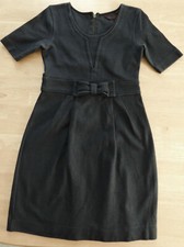 figurfreundliches GREAT PLAINS Baumwoll Kleid Gr. XS / 34 schwarzgrau 