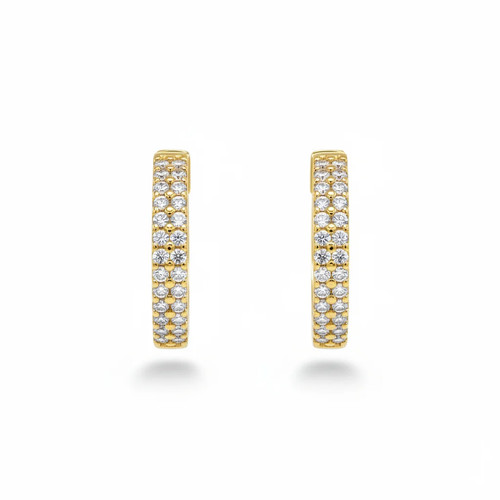 Creolen 585 gold zirkonia - 585,