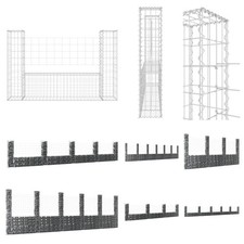 Gabionenkorb U-Form Stahl Gabi