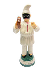 Keramik Figur PULCINELLA mit Tamborin Acerra Napoli Italien Commedia dell'arte