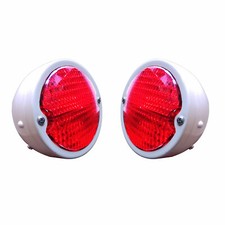 Rücklicht Montage Oldtimer Führerschein weiße Karosserie weiße Ring Linse Mas...