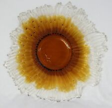 Glas Schale Tauno Wirkkala signiert Humppila Finnland 1960's Obstschale glass