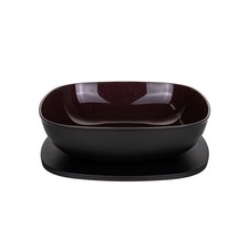 Tupperware Allegra Schüssel 2,5 l Merolt Schwarz Servierschüssel Rührschüssel